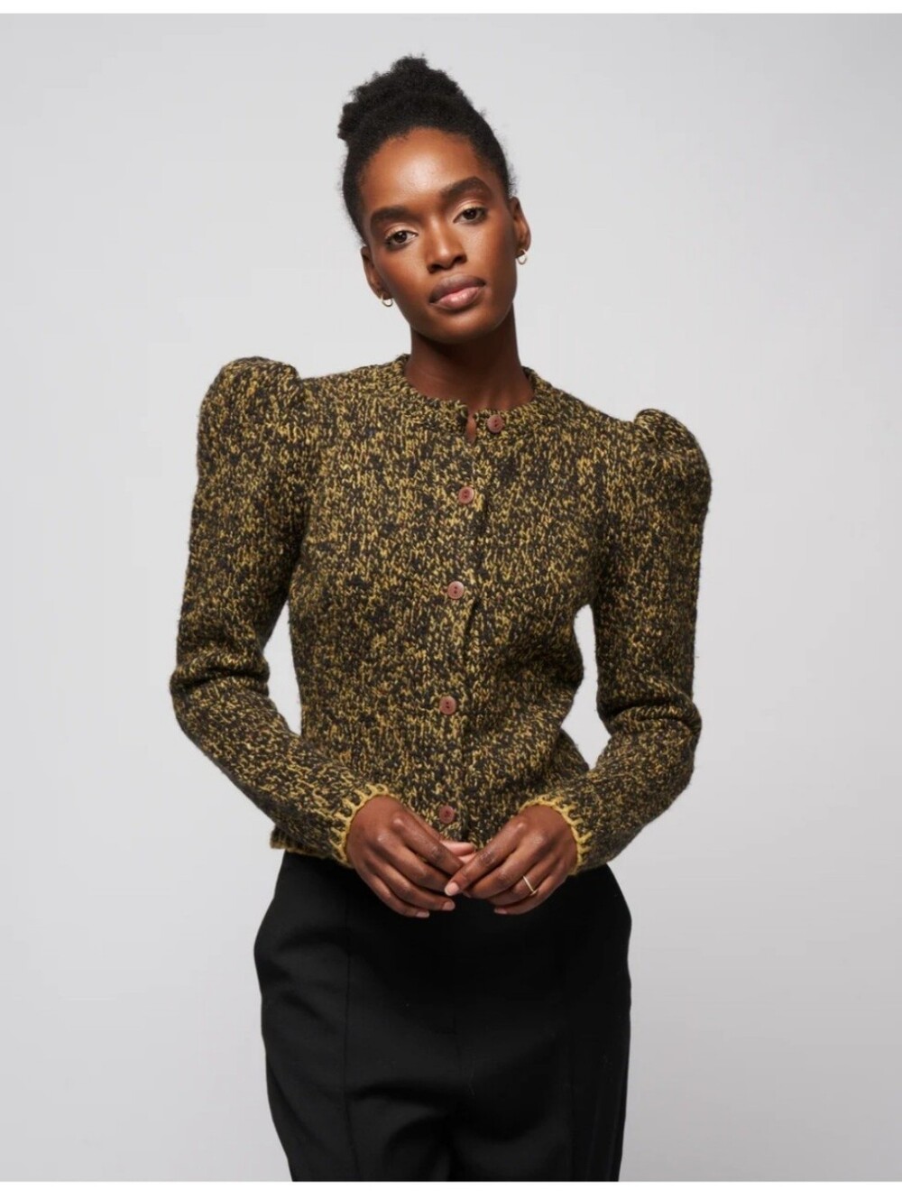 NWOT ULLA JOHNSON Nicola Cardigan in Golden Olive ✨